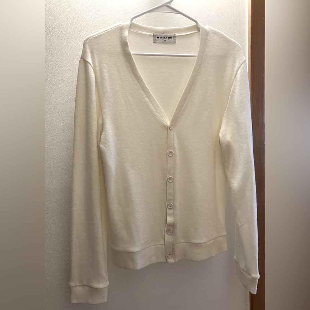White/Cream color cardigan